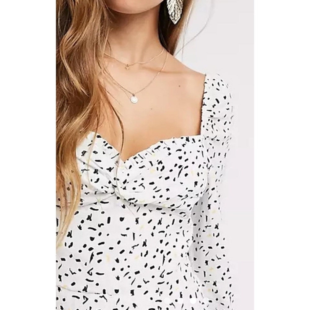 RAHI Stilla Confetti Print Sweetheart Mini Dress - Picture 2 of 13